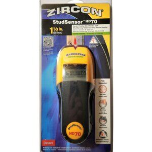 Zircon Stud Sensor HD70 OneStep Multi-Function Wall Scanner New in Package